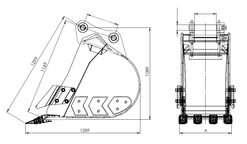 Digging Buckets | Digger Bucket For Sale in Australia – Kriss Solutions