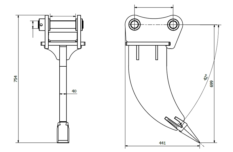 Excavator Rippers | Excavator Ripper For Sale in Australia - Kriss ...